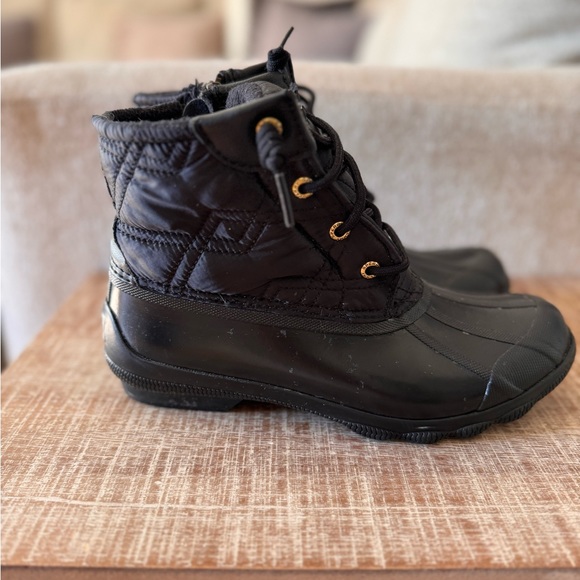 SPERRY Quilt & Rubber Duck Boot Women’s Size 7 - Picture 2 of 6